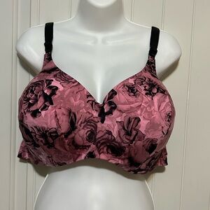 Floral Pink Women's Bra